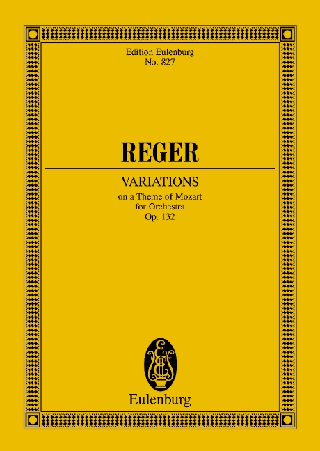 REGER M. - VARIACIONES Y FUGA - OP.132