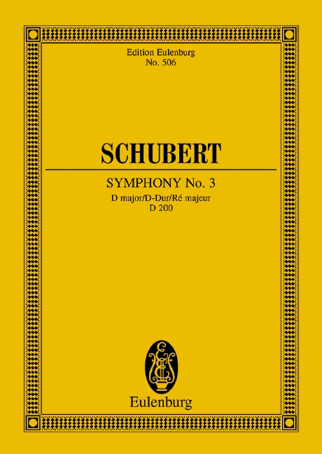 SCHUBERT F. - SINFONIA Nº3 RE M -