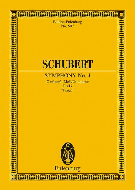 SCHUBERT F. - SINFONIA Nº4 DO m TRAGICA -