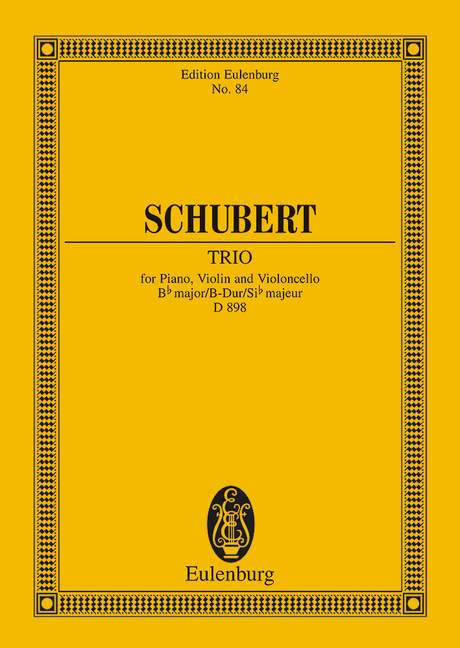 SCHUBERT F. - TRIO (P) - OP.99