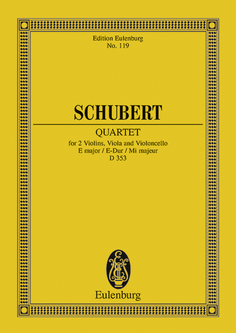 SCHUBERT F. - CUARTETO Nº11 MI M (C) - OP.125 Nº2