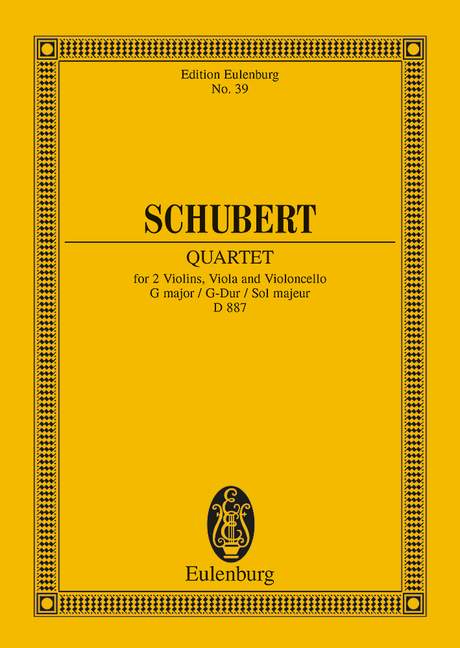 SCHUBERT F. - CUARTETO SOL M (C) - OP.161