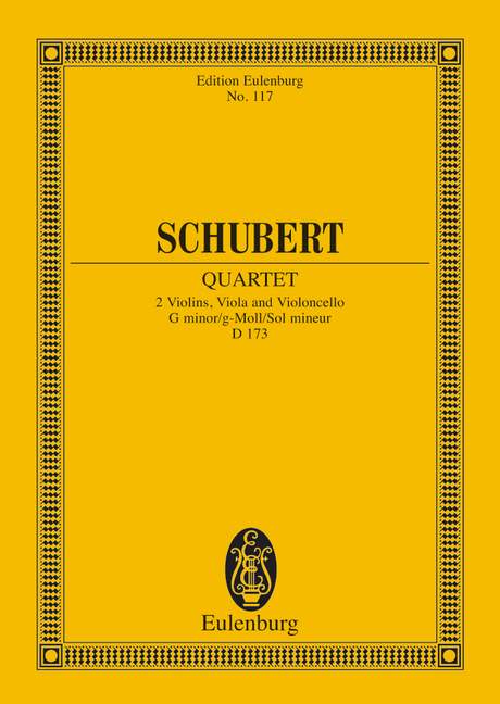 SCHUBERT F. - CUARTETO SOL m (C) - OP.POST.