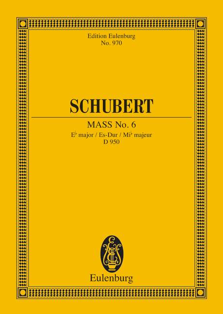SCHUBERT F. - MISA Nº6 MIb M - D.950