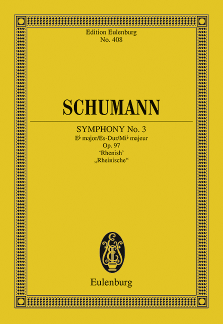 SCHUMANN R. - SINFONIA Nº3 MIb M - OP.97