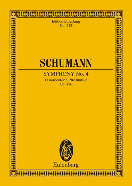 SCHUMANN R. - SINFONIA Nº4 RE m - OP.120