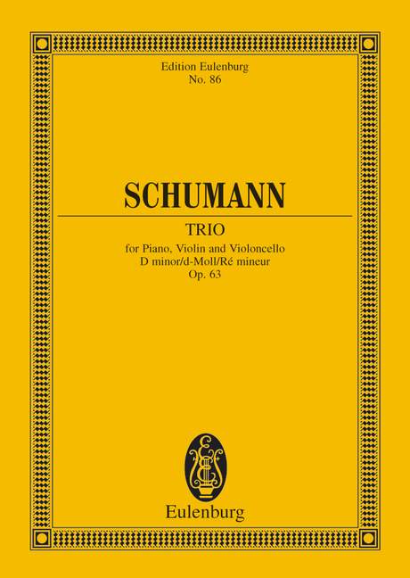 SCHUMANN R. - TRIO RE m (P) - OP.63
