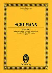 SCHUMANN R. - CUARTETO MIb M (P) - OP.47