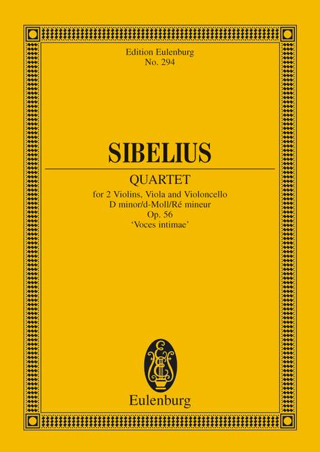 SIBELIUS J. - CUARTETO RE m (C) - OP.56