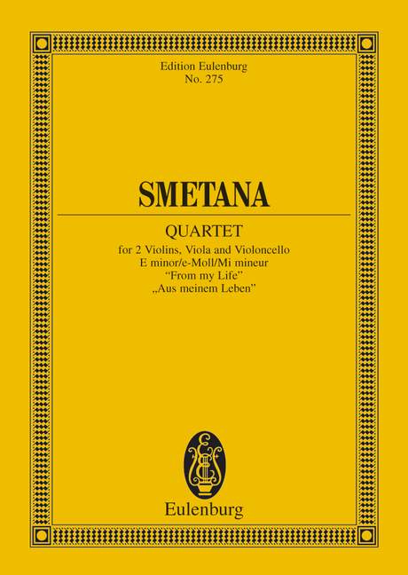 SMETANA B. - CUARTETO MI m (C) -