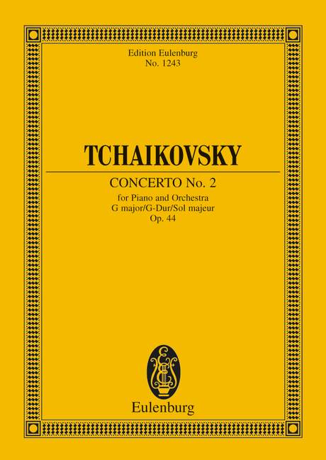TCHAIKOVSKY P.I. - CONCIERTO Nº2 SOL M - OP.44