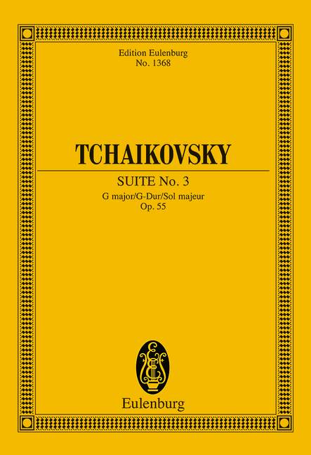 TCHAIKOVSKY P.I. - SUITE Nº3 SOL M - OP.55