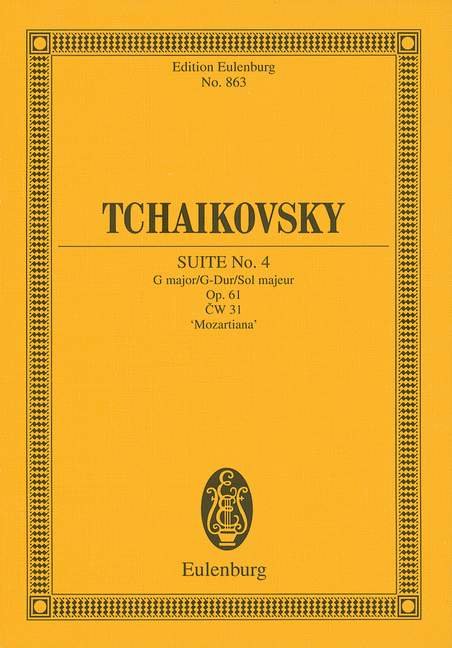 TCHAIKOVSKY P.I. - SUITE Nº4 MOZARTIANA - OP.61