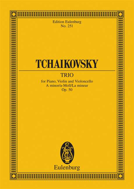 TCHAIKOVSKY P.I. - TRIO LA m (P) - OP.50