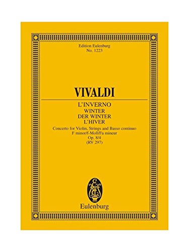 VIVALDI A. - CONCIERTO FA m OP.8 Nº4 INVIERNO - RV.297(BOLSILLO)