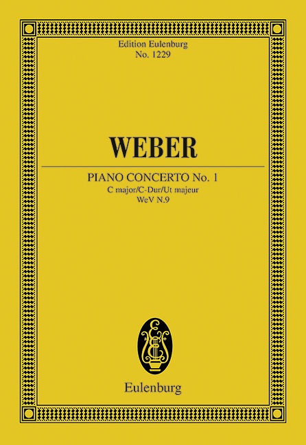 WEBER C.M. - CONCIERTO PARA PIANO Nº1 DO M - OP.11
