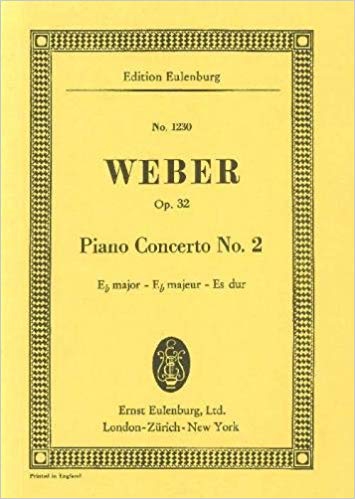 WEBER C.M. - CONCIERTO PARA PIANO Nº2 MIb M - OP.32