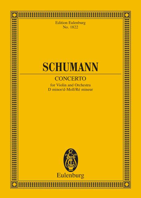 SCHUMANN R. - CONCIERTO RE m (V) -