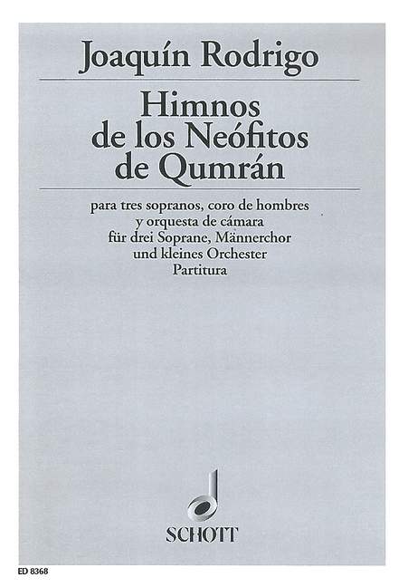 RODRIGO J. - HIMNOS DE LOS NEOFITOS DE QUMRAN -