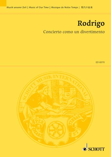 RODRIGO J. - CONCIERTO COMO UN DIVERTIMENTO -