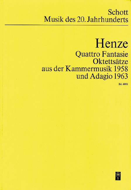 HENZE H.W. - FANTASIAS (4) -