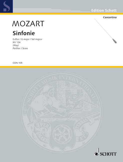 MOZART W.A. - SINFONIA SOL M - KV.124