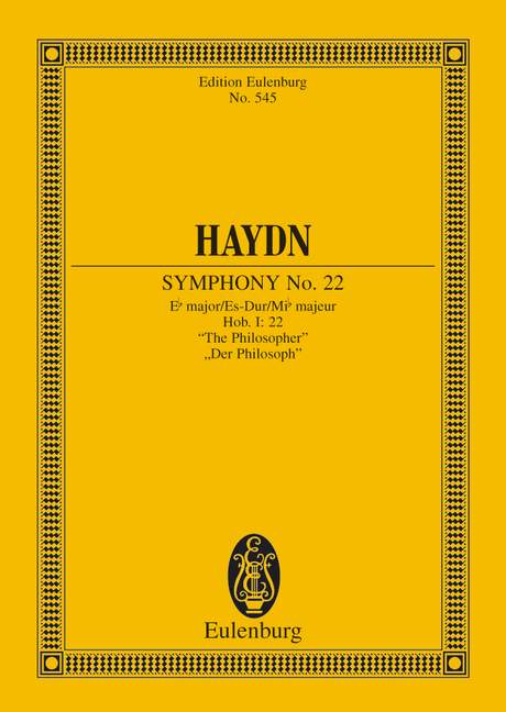 HAYDN J. - SINFONIA Nº22 MIb M EL FILOSOFO - HOB.I/22