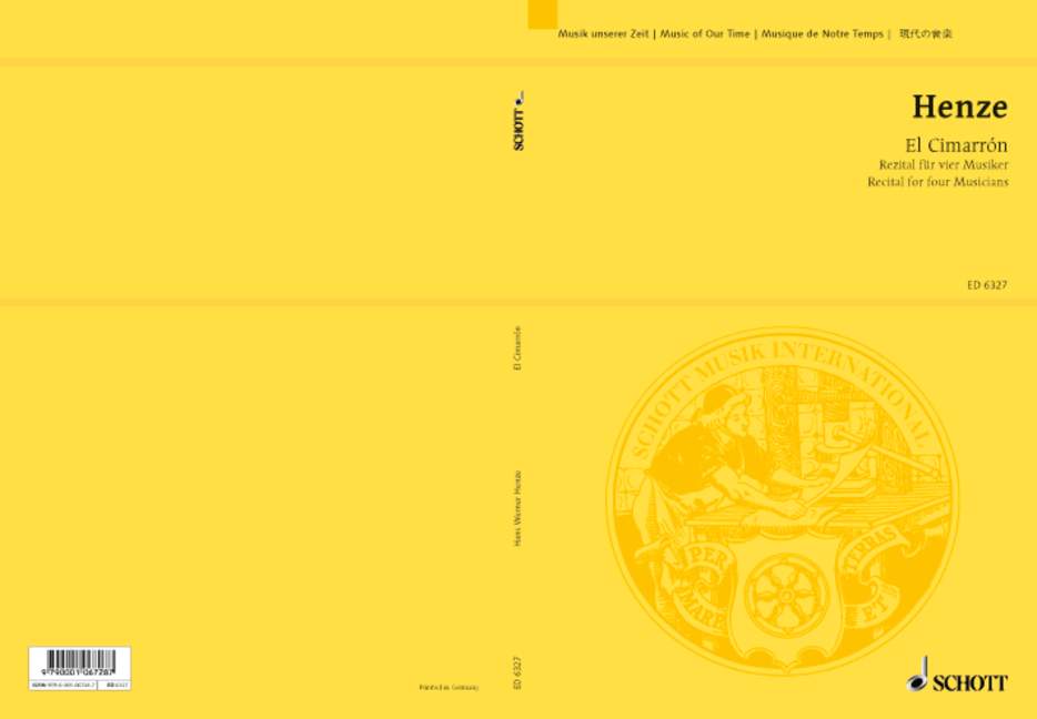 HENZE H.W. - EL CIMARRON -