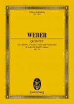 WEBER C.M. - QUINTETO (CL) SIb M - OP.34