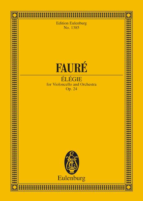 FAURE G. - ELEGIA - OP.24