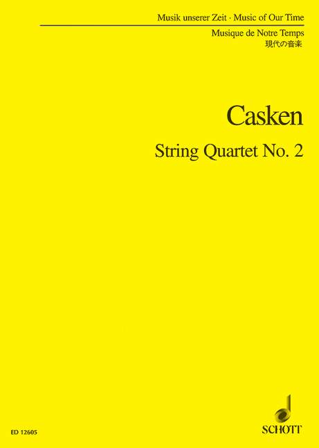 CASKEN J. - CUARTETO DE CUERDA Nº2 -