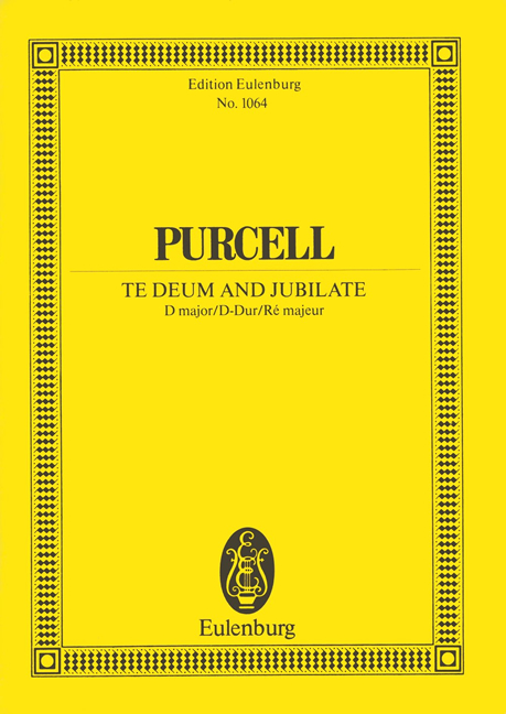 PURCELL H. - TE DEUM Y JUBILATE RE MSTA.CECILIA 1694 -