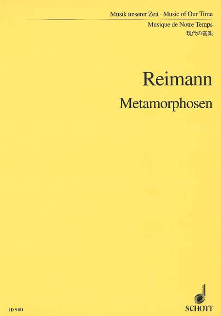 REIMANN A. - METAMORPHOSEN -