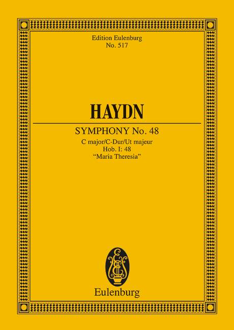 HAYDN J. - SINFONIA Nº48 DO M (MARIA TERESA) - HOB.I:48