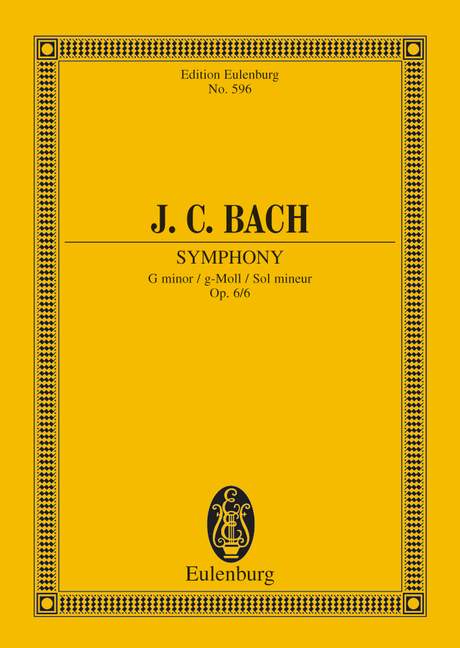 BACH J.C. - SINFONIA SOL m - OP.6 Nº6