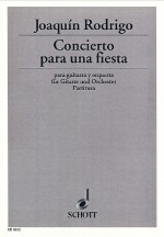 RODRIGO J. - CONCIERTO PARA UNA FIESTA PARTITURA