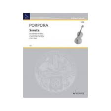 PORPORA N. - SONATA FA M (VIOLONCELLO Y PIANO)