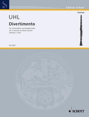 UHL A. - DIVERTIMENTO 3 CLARINETES (PARTES) -