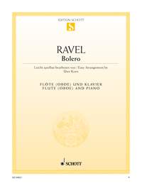 RAVEL M . - BOLERO (FLAUTA U OBOE Y P) EASY