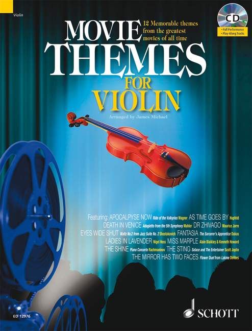 ALBUM - MOVIE THEMES (12 TEMAS) VIOLIN +CD