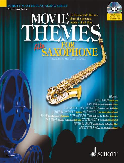 ALBUM - MOVIE THEMES (12 TEMAS) SAXOFON ALTO +CD