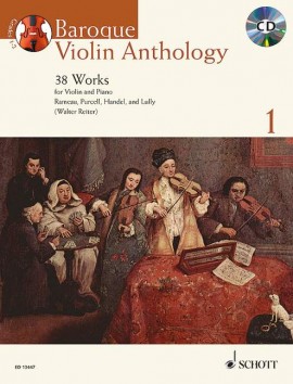 ALBUM. - BAROQUE VIOLIN ANTHOLOGY 38 WORKS +CD (V/P)