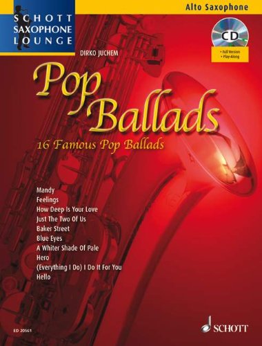 JUCHEM D. - POP BALLADS +CD (SAXO) (16 FAMOUS POP BALLADS)