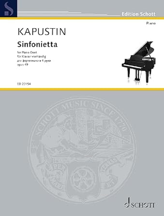KAPUSTIN N. - SINFONIETTA (PIANO 4 MANOS)