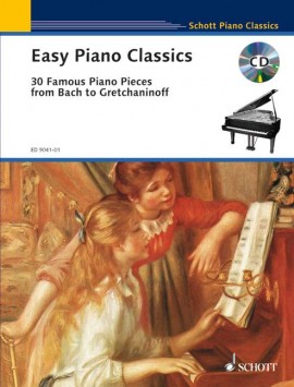 ALBUM - PIEZAS FACILES CLASICAS FAMOSAS DE BACH A GRETCHANINOFF +CD