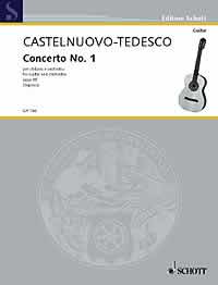 CASTELNUOVO -TEDESCO M. - CONCIERTO GUITARRA Nº1 OP99