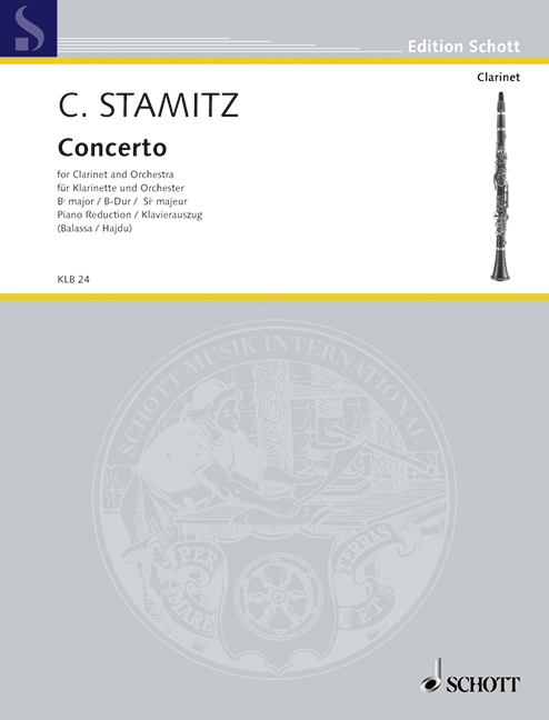 STAMITZ C. - CONCIERTO SIb M - (CL/P)
