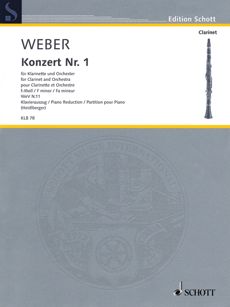 WEBER C.M. - CONCIERTO Nº1 FA m  (CL/P)