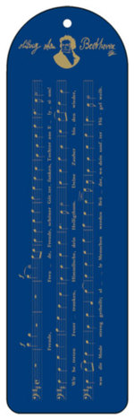 MARCA PAGINAS DE BEETHOVEN VARIOS COLORES