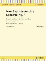 ACCOLAY J.B. - CONCIERTO Nº 1 LAm